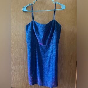 Lulus blue formal dress